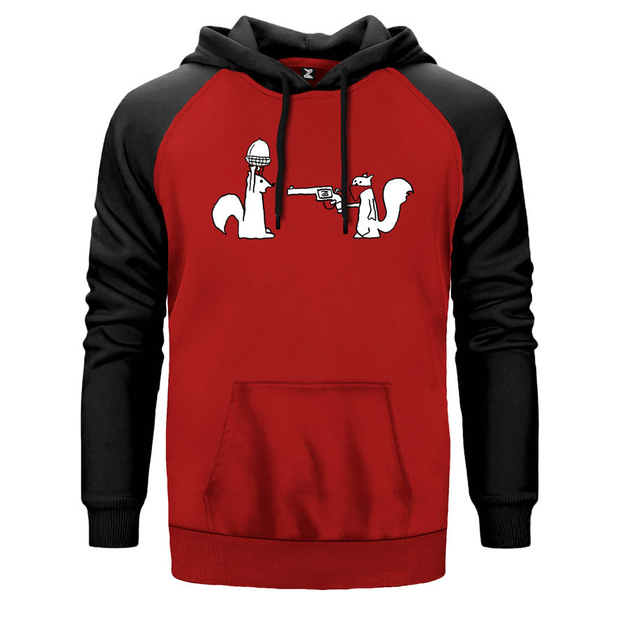 Sincap Hands Up Çift Renk Reglan Kol Sweatshirt