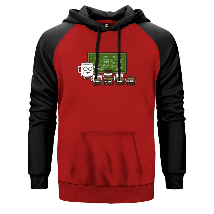 New Course Caffeine Çift Renk Reglan Kol Sweatshirt