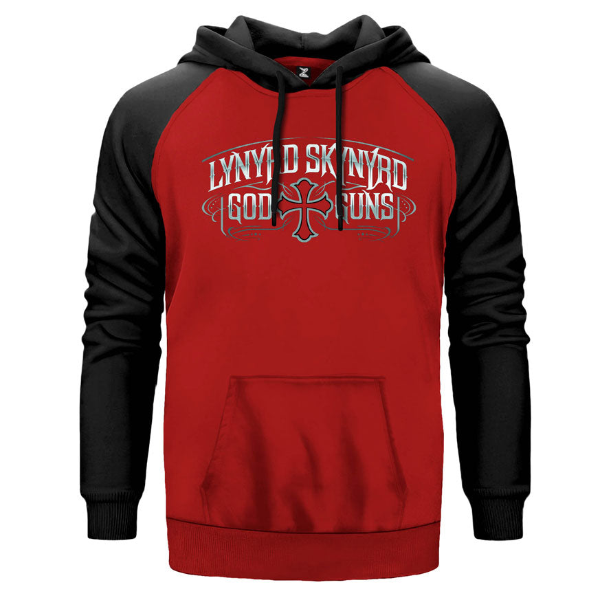 Lynyrd Skynyrd Hac Çift Renk Reglan Kol Sweatshirt