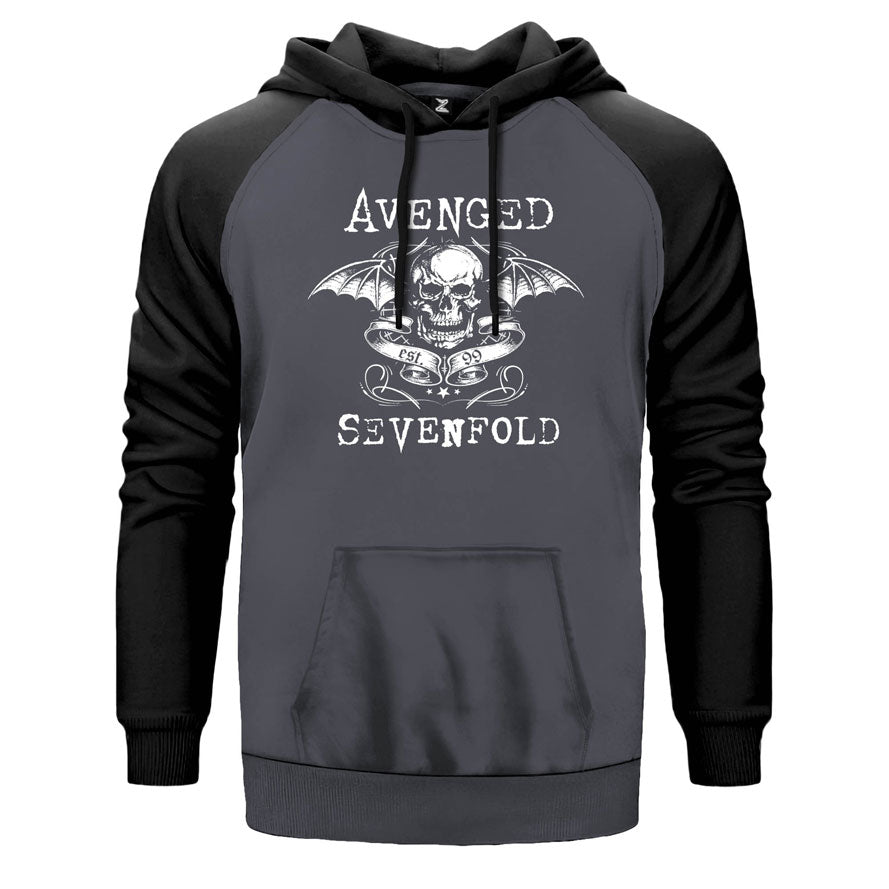 Avenged Sevenflod Est 99 Çift Renk Reglan Kol Sweatshirt