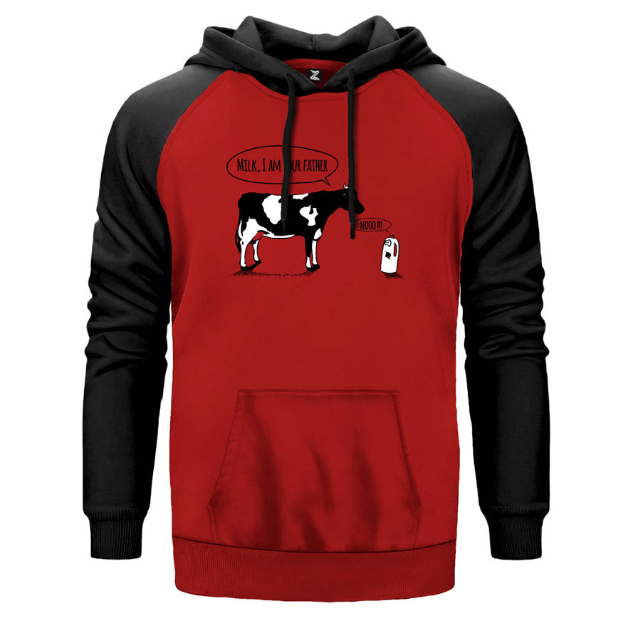 Milk Im Your Father Çift Renk Reglan Kol Sweatshirt