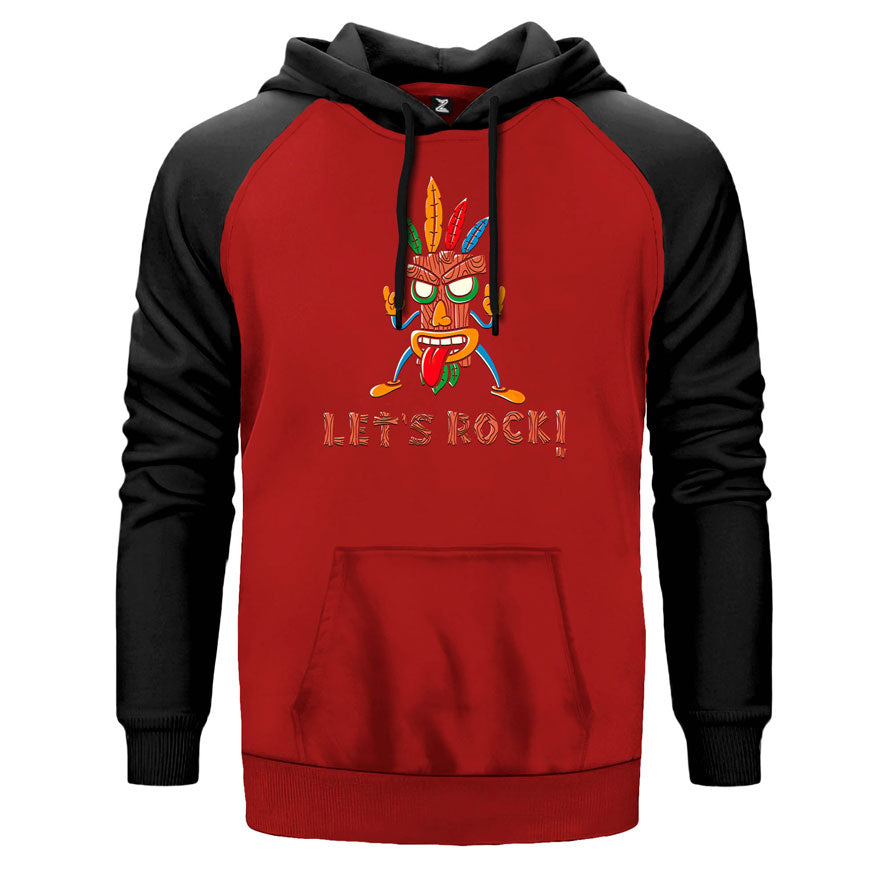 Lets Rock Çift Renk Reglan Kol Sweatshirt