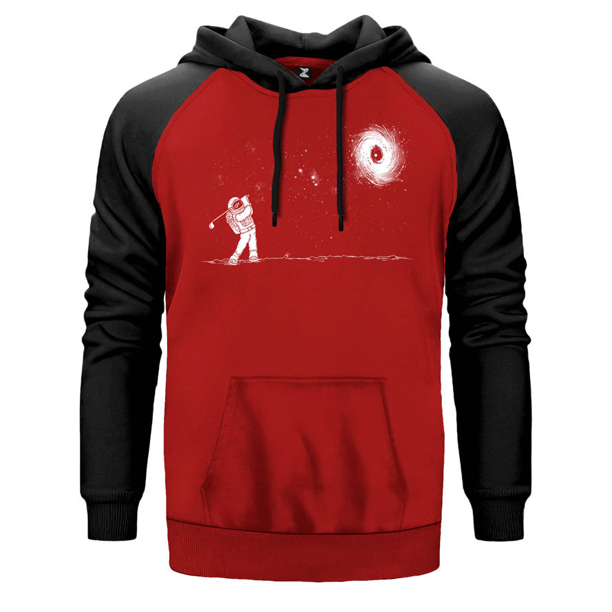 Black in Hole Çift Renk Reglan Kol Sweatshirt