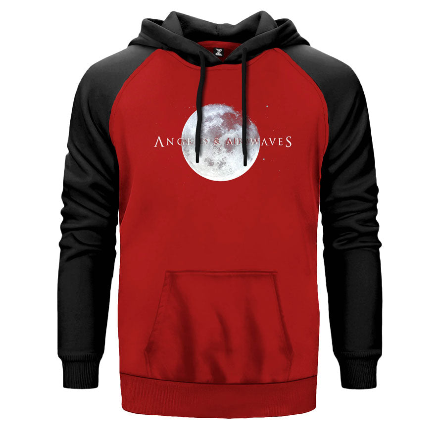 Angels and Airwaves Moon Çift Renk Reglan Kol Sweatshirt