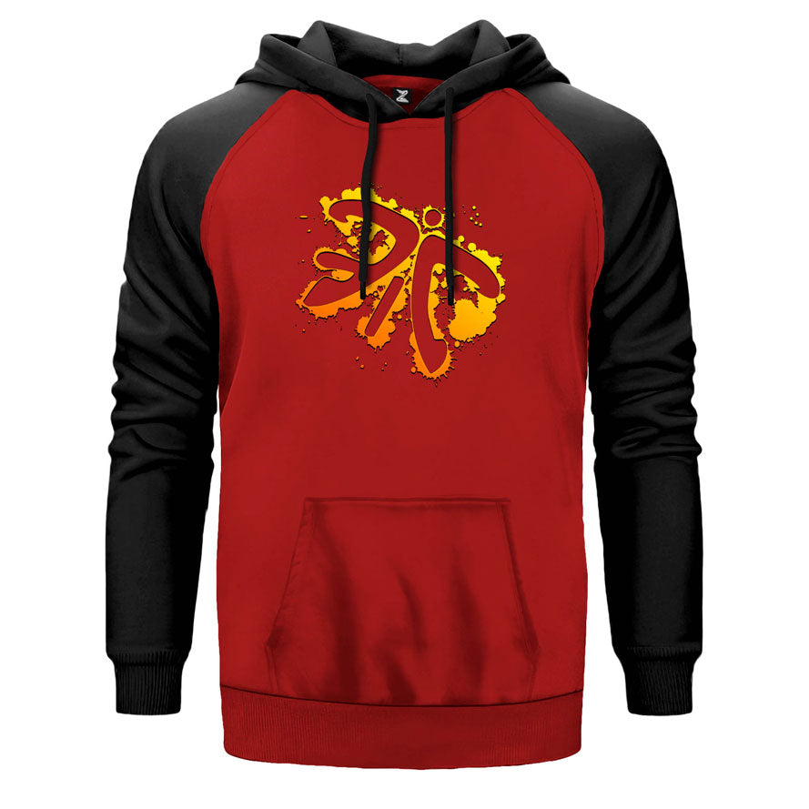 Fnatic Paint Splash Çift Renk Reglan Kol Sweatshirt