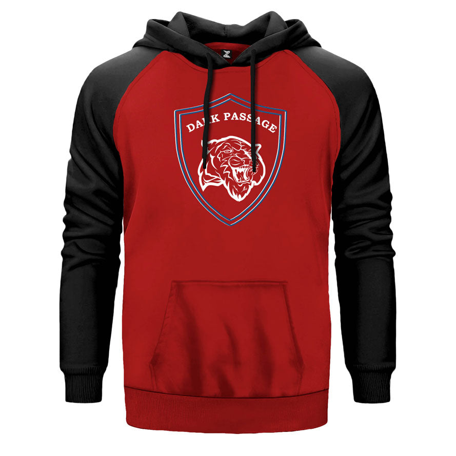 Dark Passage Shield Çift Renk Reglan Kol Sweatshirt