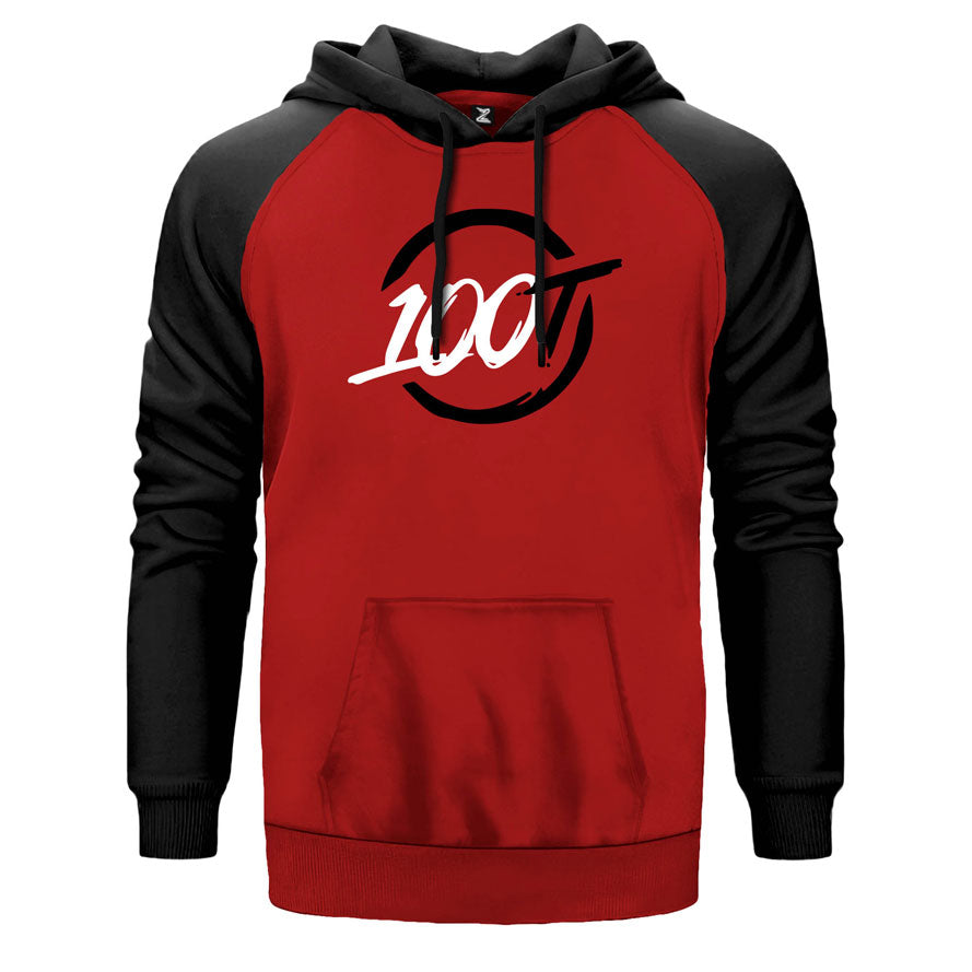 100 Thieves Çift Renk Reglan Kol Sweatshirt