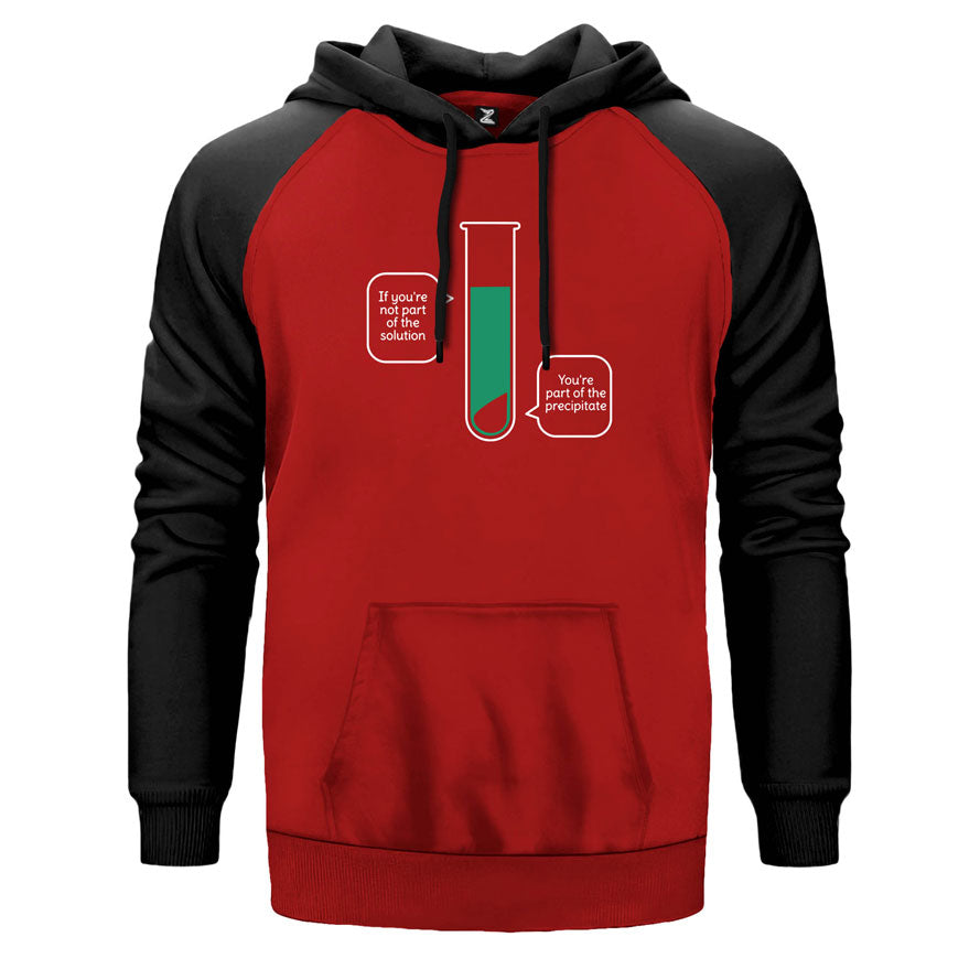 Kimyager Çözelti Çift Renk Reglan Kol Sweatshirt
