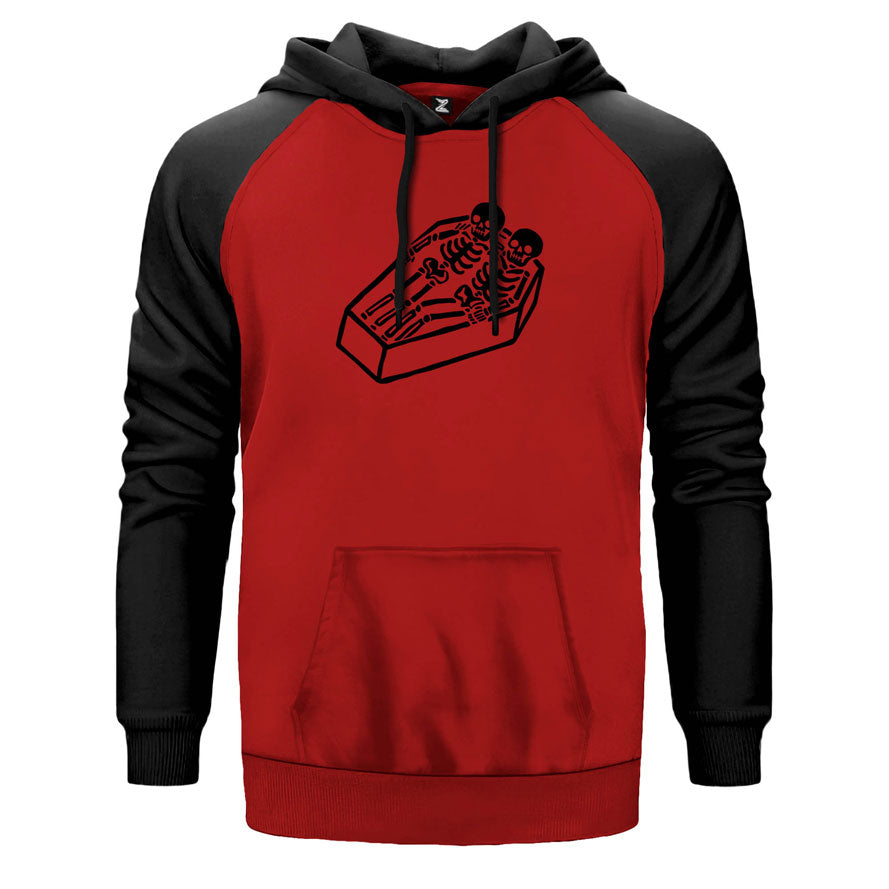 Sonsuza Kadar Beraber Çift Renk Reglan Kol Sweatshirt