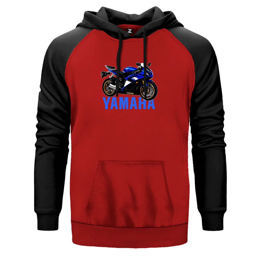Yamaha R6 Çift Renk Reglan Kol Sweatshirt