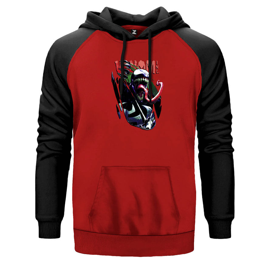 Venom Shred Çift Renk Reglan Kol Sweatshirt