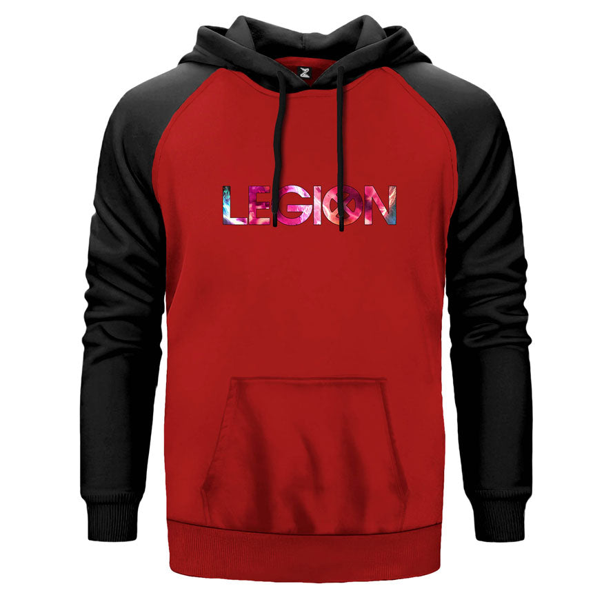 Legion Colors Logo Çift Renk Reglan Kol Sweatshirt