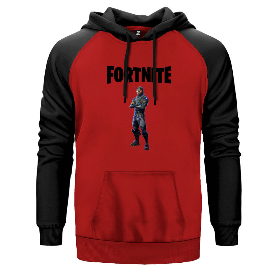 Fortnite Rouge Agent Çift Renk Reglan Kol Sweatshirt