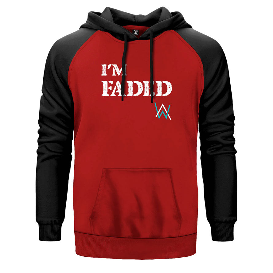 Alan Walker Faded Çift Renk Reglan Kol Sweatshirt