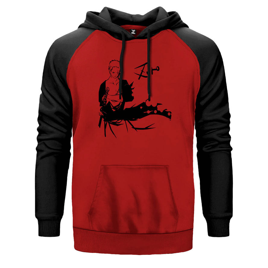One Piece Roronao Zoro Çift Renk Reglan Kol Sweatshirt