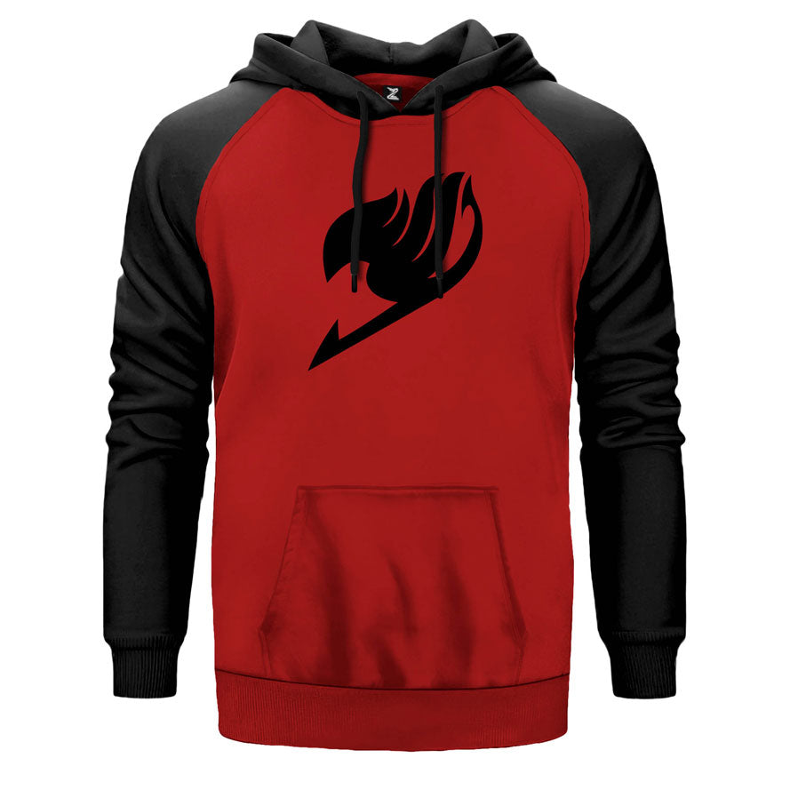 Fairy Tail Logo Çift Renk Reglan Kol Sweatshirt
