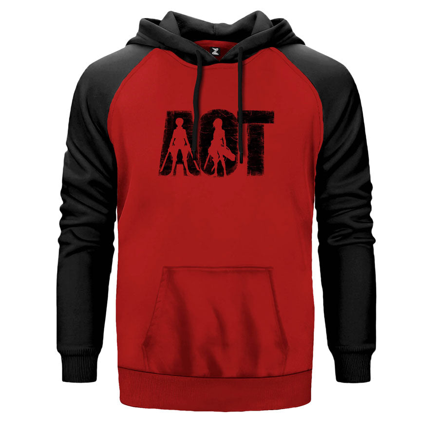 Attack on Titan Killer Çift Renk Reglan Kol Sweatshirt