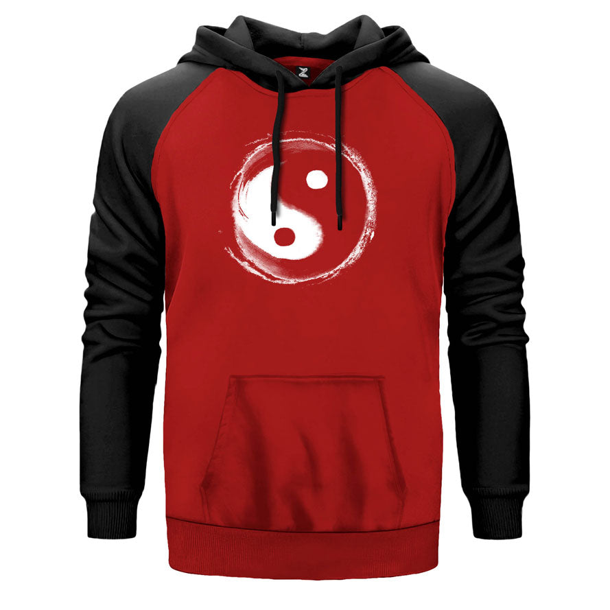 Ying Yang Joya Life Çift Renk Reglan Kol Sweatshirt