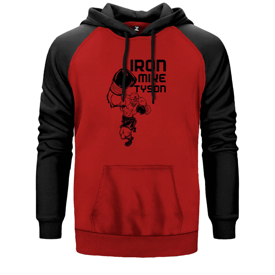 Iron Mike Tyson 2 Çift Renk Reglan Kol Sweatshirt