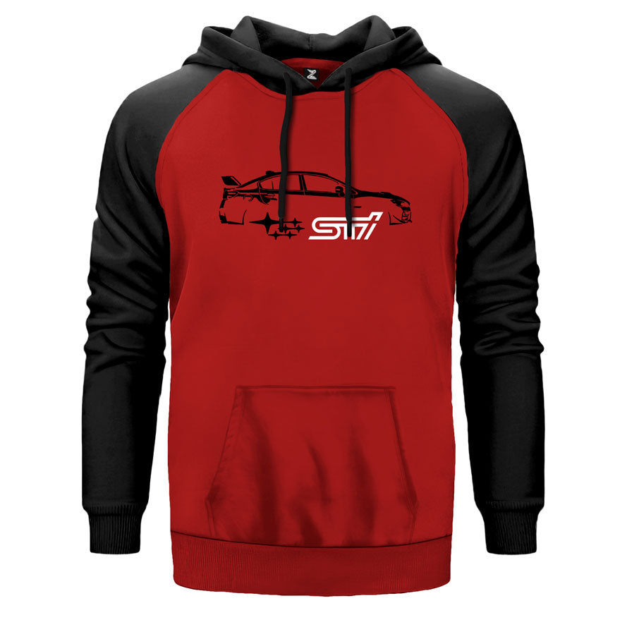 Subaru SWRX STI Çift Renk Reglan Kol Sweatshirt