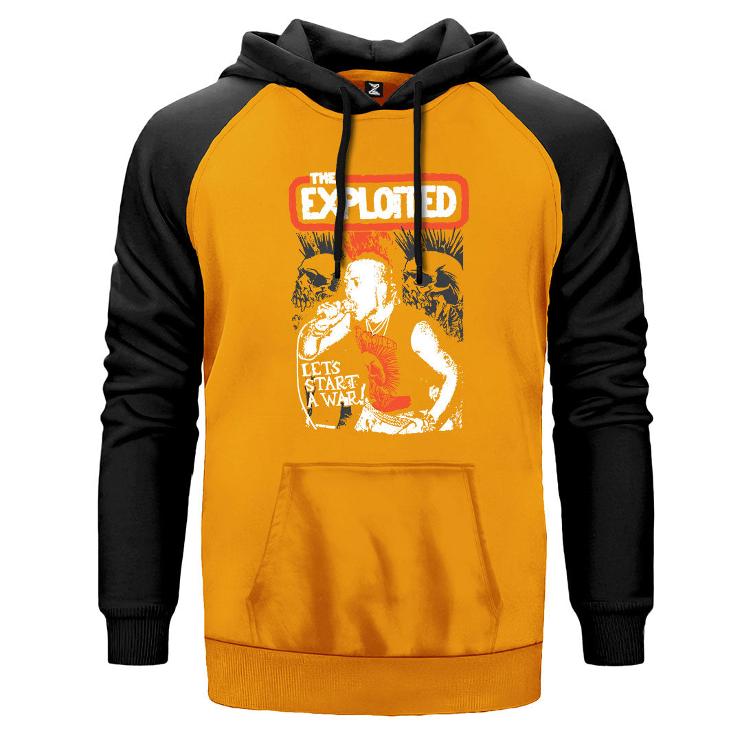 The Exploited on Stage Çift Renk Reglan Kol Sweatshirt