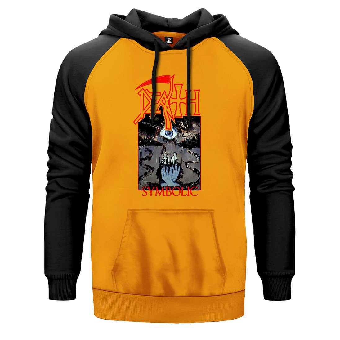 Death Symbolic Çift Renk Reglan Kol Sweatshirt