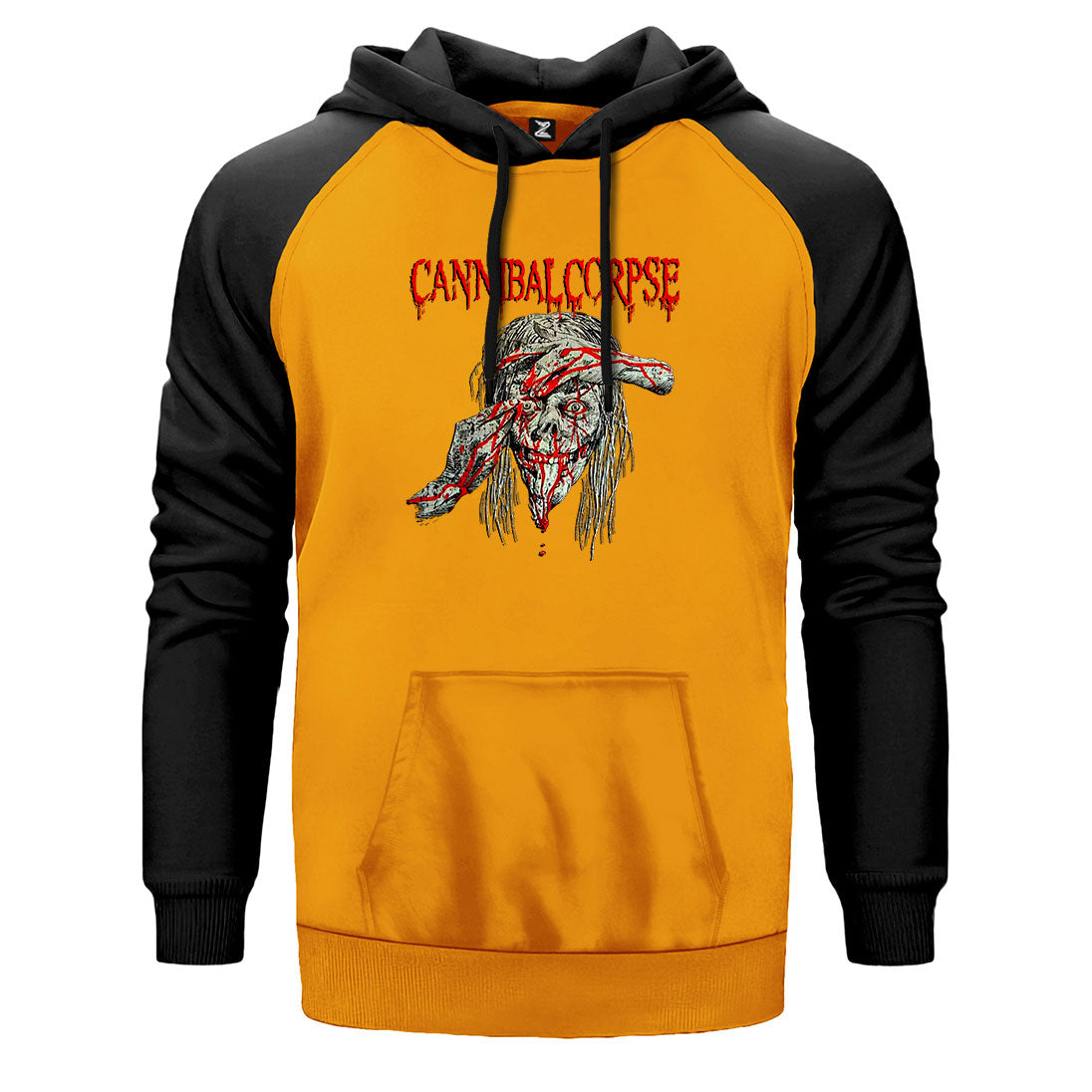 Cannibal Corpse Eyes Çift Renk Reglan Kol Sweatshirt