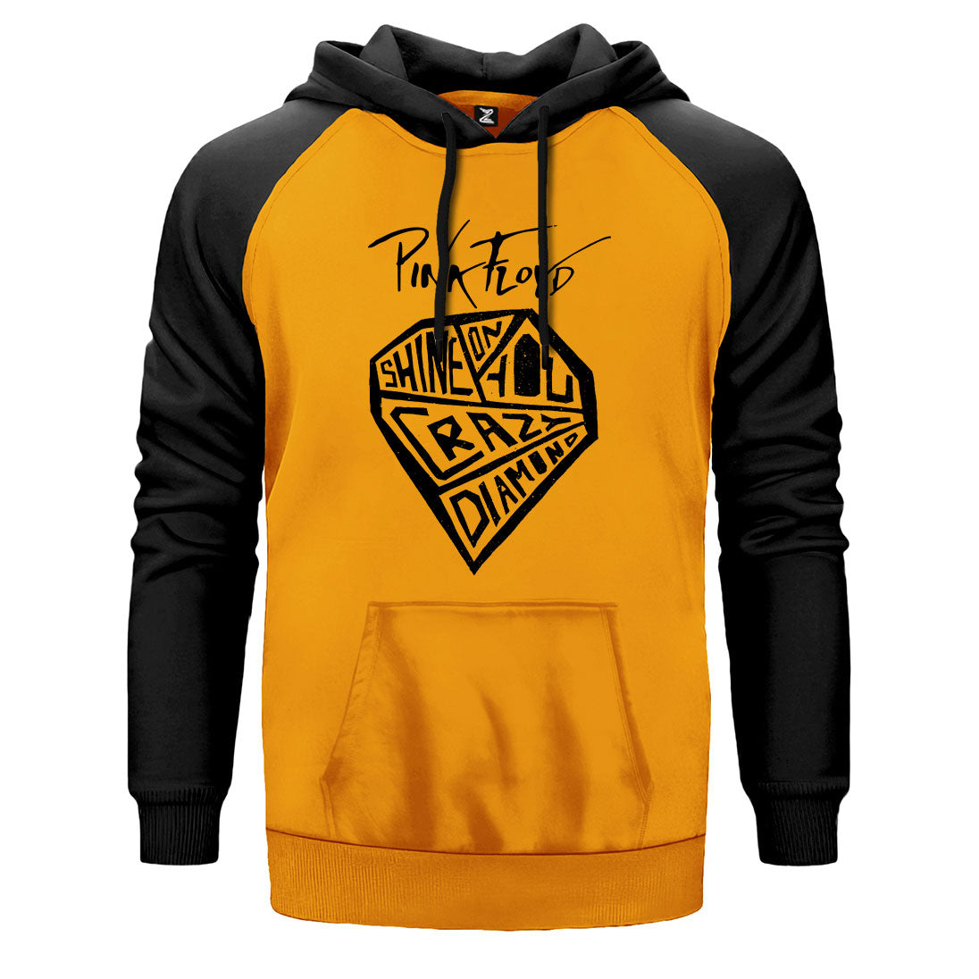 Pink Floyd Crayz Diamond Çift Renk Reglan Kol Sweatshirt
