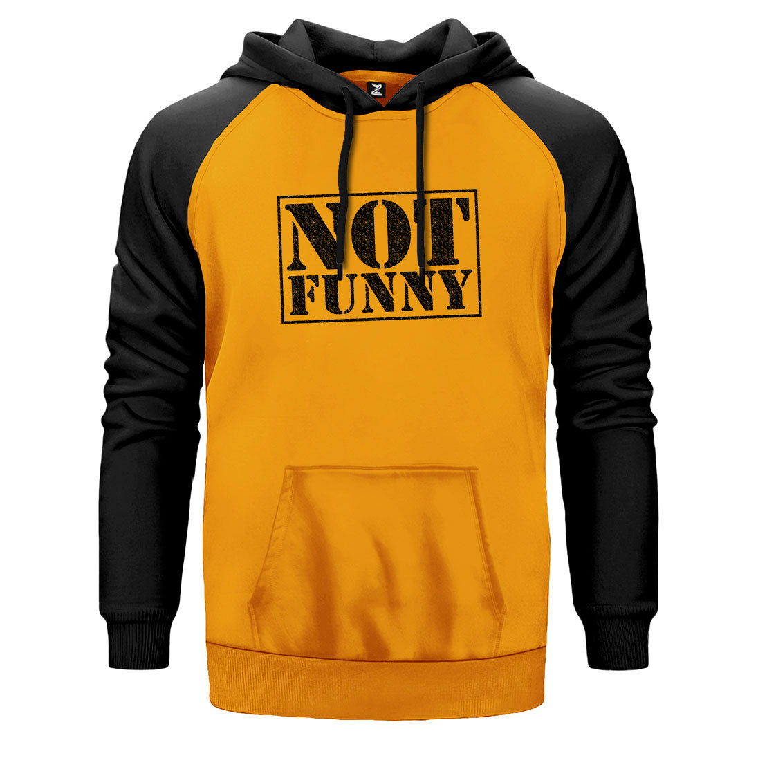 Not Funny Çift Renk Reglan Kol Sweatshirt