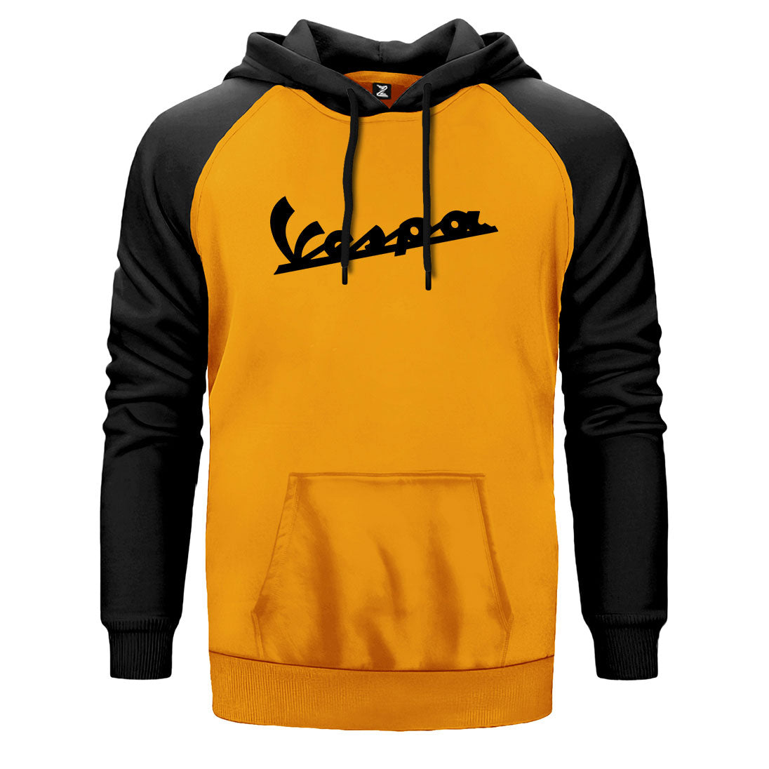 Vespa Logo 2 Çift Renk Reglan Kol Sweatshirt