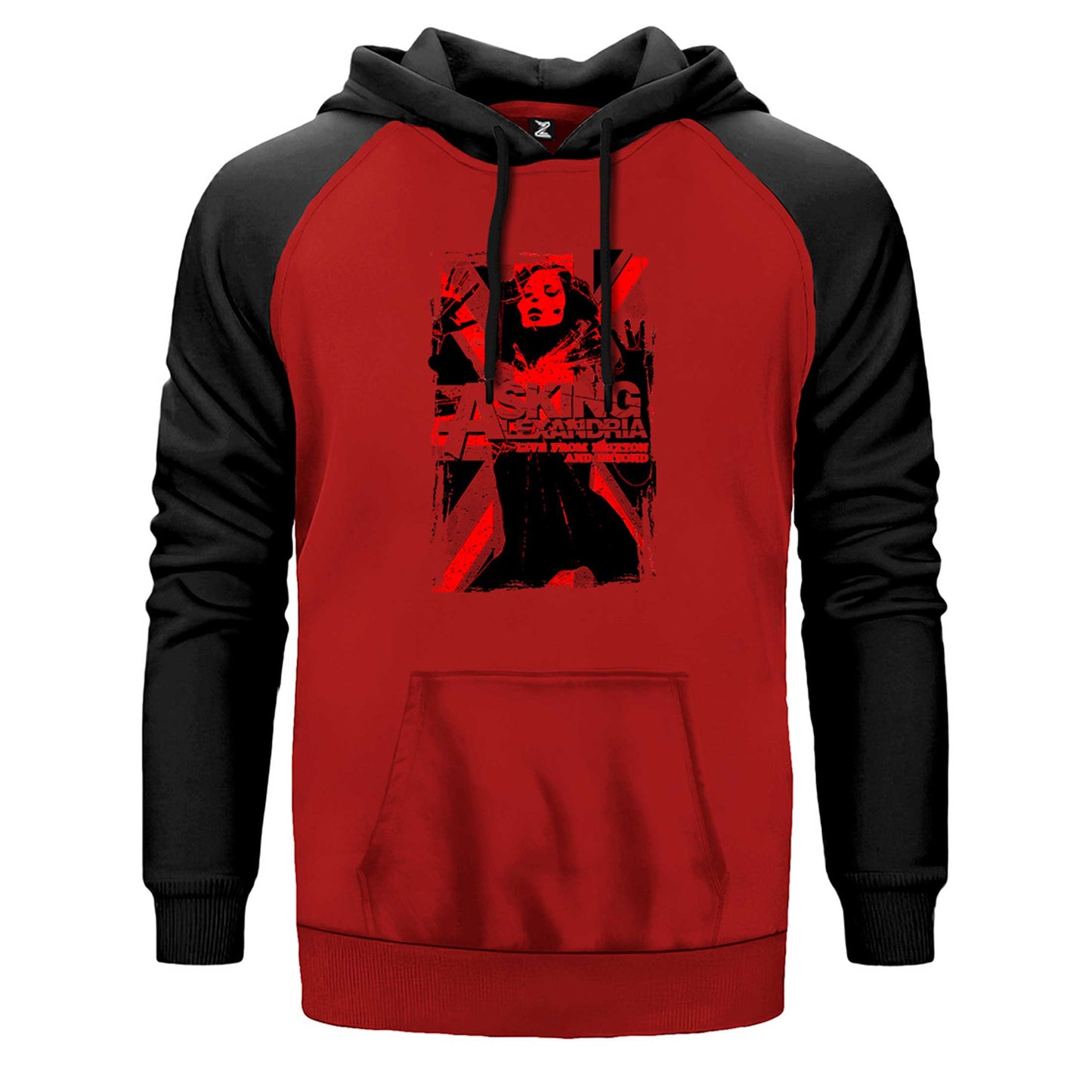Asking Alexandria Live From Brixton And Beyond Çift Renk Reglan Kol Sweatshirt