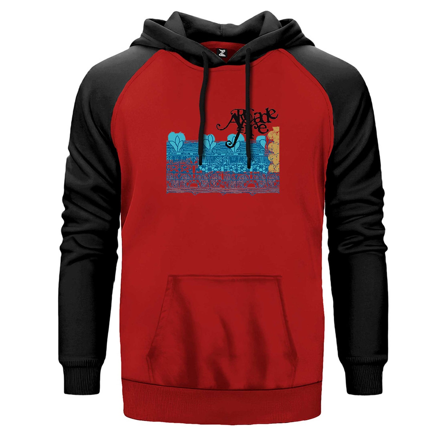 Arcade Fire Arcade Fire Çift Renk Reglan Kol Sweatshirt