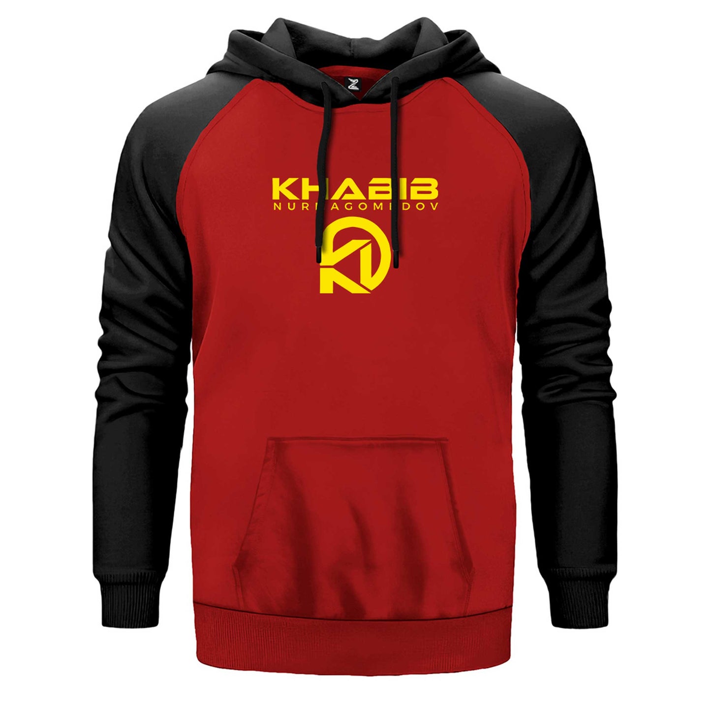 Khabib Logo Çift Renk Reglan Kol Sweatshirt