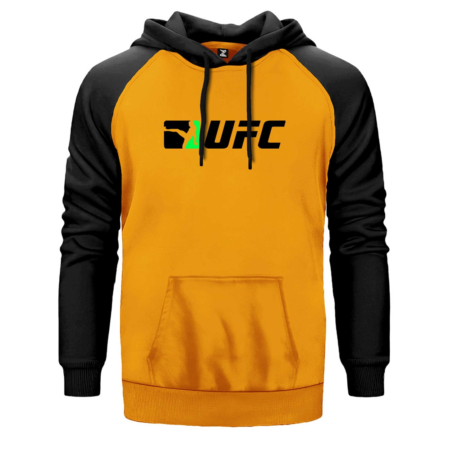 UFC Green Kick Çift Renk Reglan Kol Sweatshirt