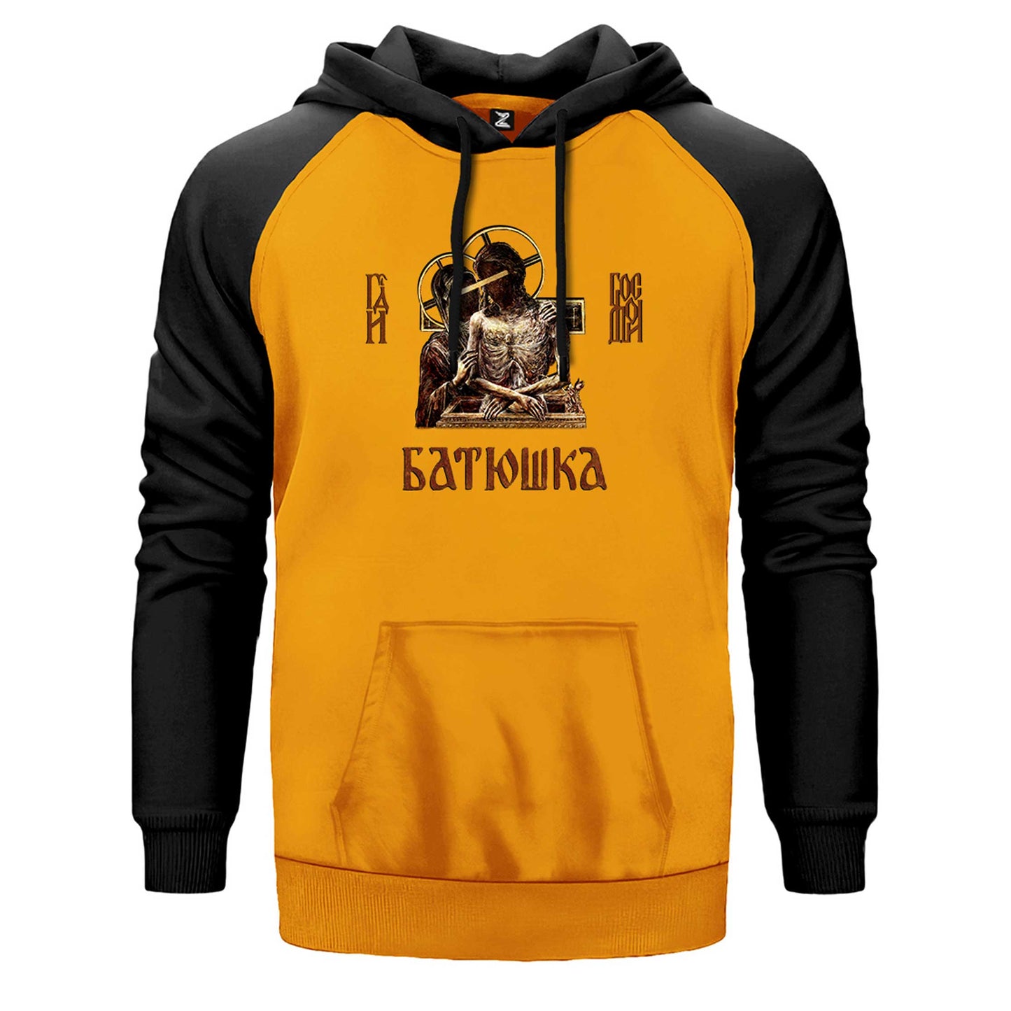 Batushka Hospodi Çift Renk Reglan Kol Sweatshirt
