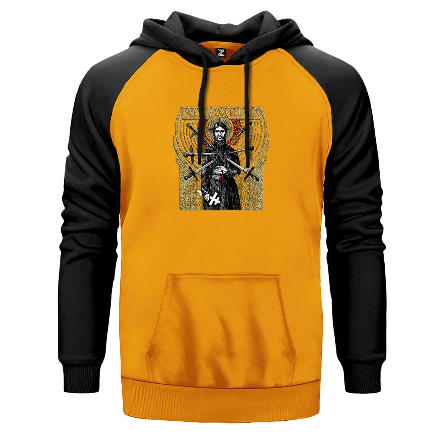 Batushka Raskol Çift Renk Reglan Kol Sweatshirt