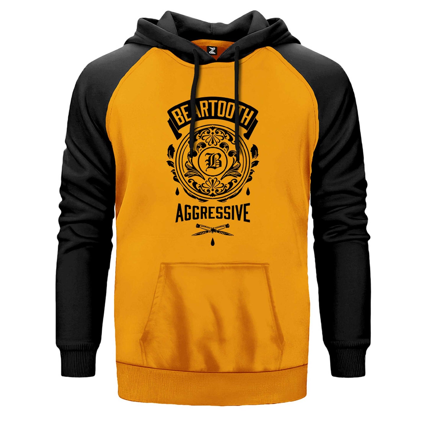 Beartooth Aggressive Çift Renk Reglan Kol Sweatshirt