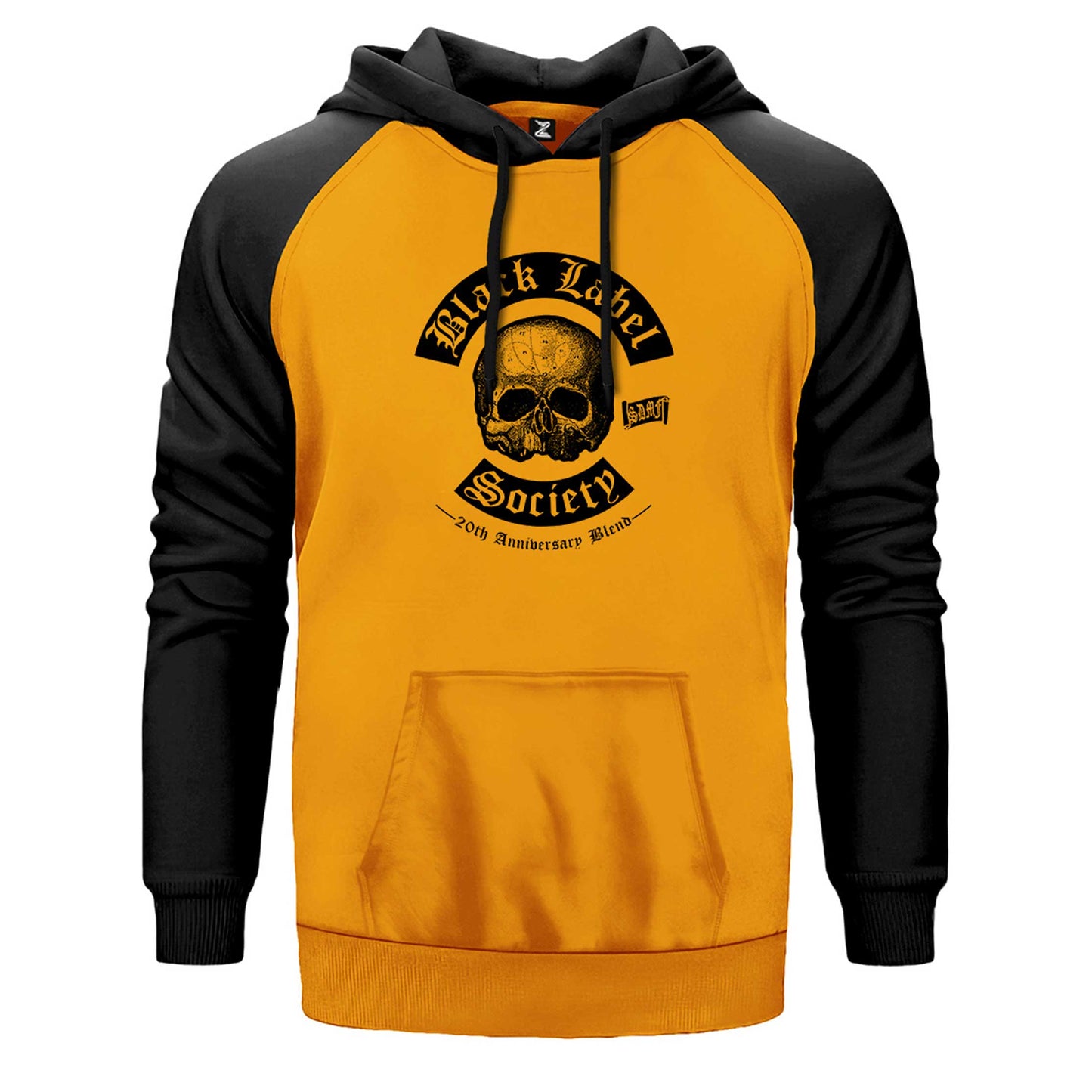 Black Label Society 20 Anniversary for Society Tour Çift Renk Reglan Kol Sweatshirt