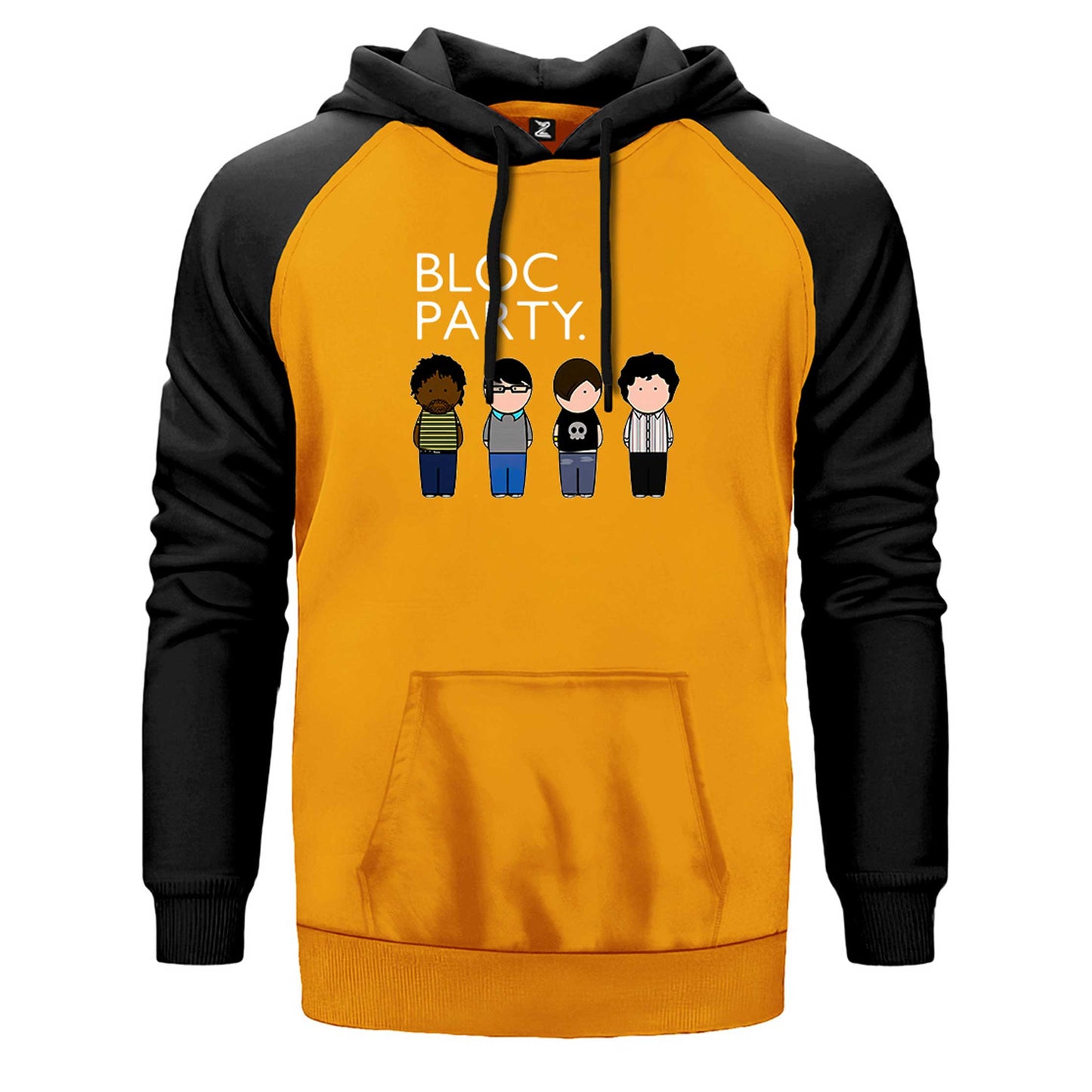 Bloc Party Grup Çift Renk Reglan Kol Sweatshirt