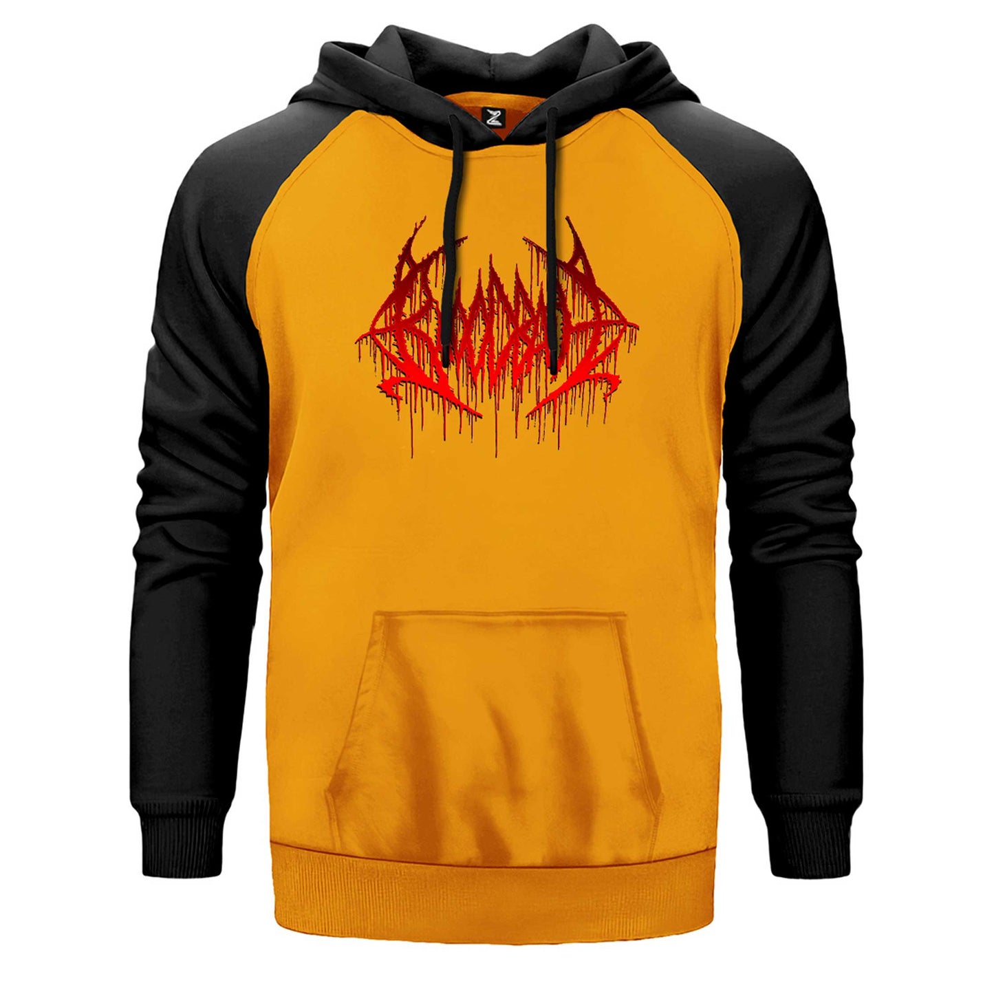 Bloodbath Logo Red Çift Renk Reglan Kol Sweatshirt