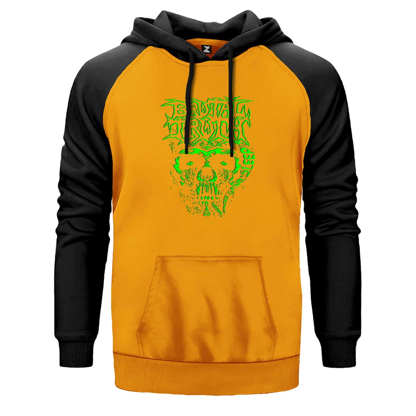 Brutal Truth Graphic Çift Renk Reglan Kol Sweatshirt