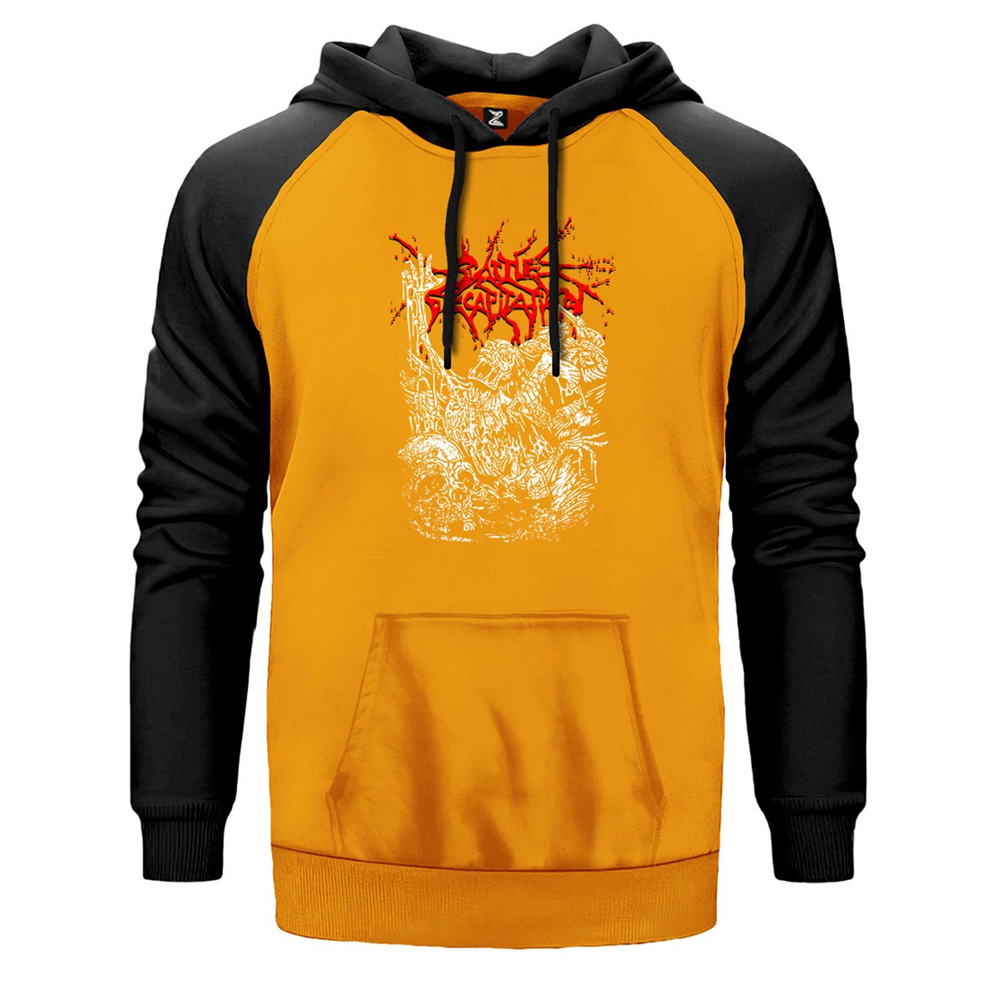 Cattle Decapitation Design Classic Çift Renk Reglan Kol Sweatshirt