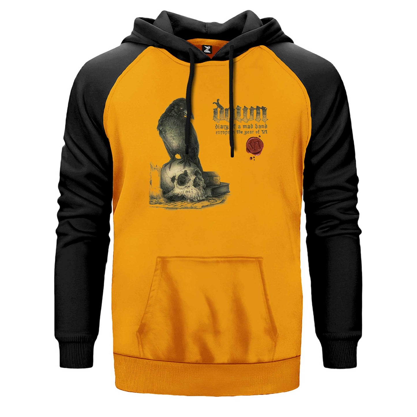 Down Diary Of A Mad Band Europe İn The Year Of Vi Çift Renk Reglan Kol Sweatshirt