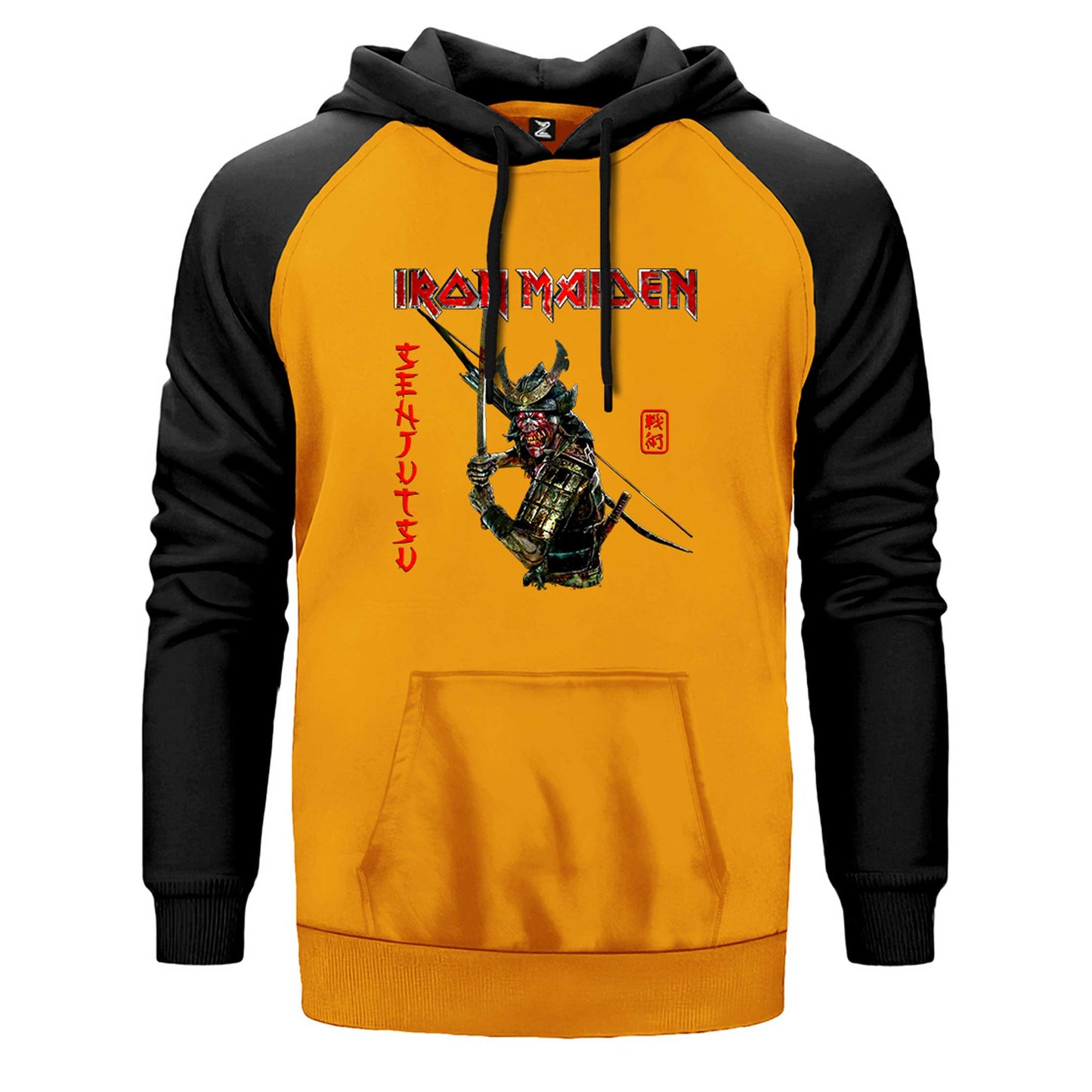 Iron Maiden Senjutsu Çift Renk Reglan Kol Sweatshirt