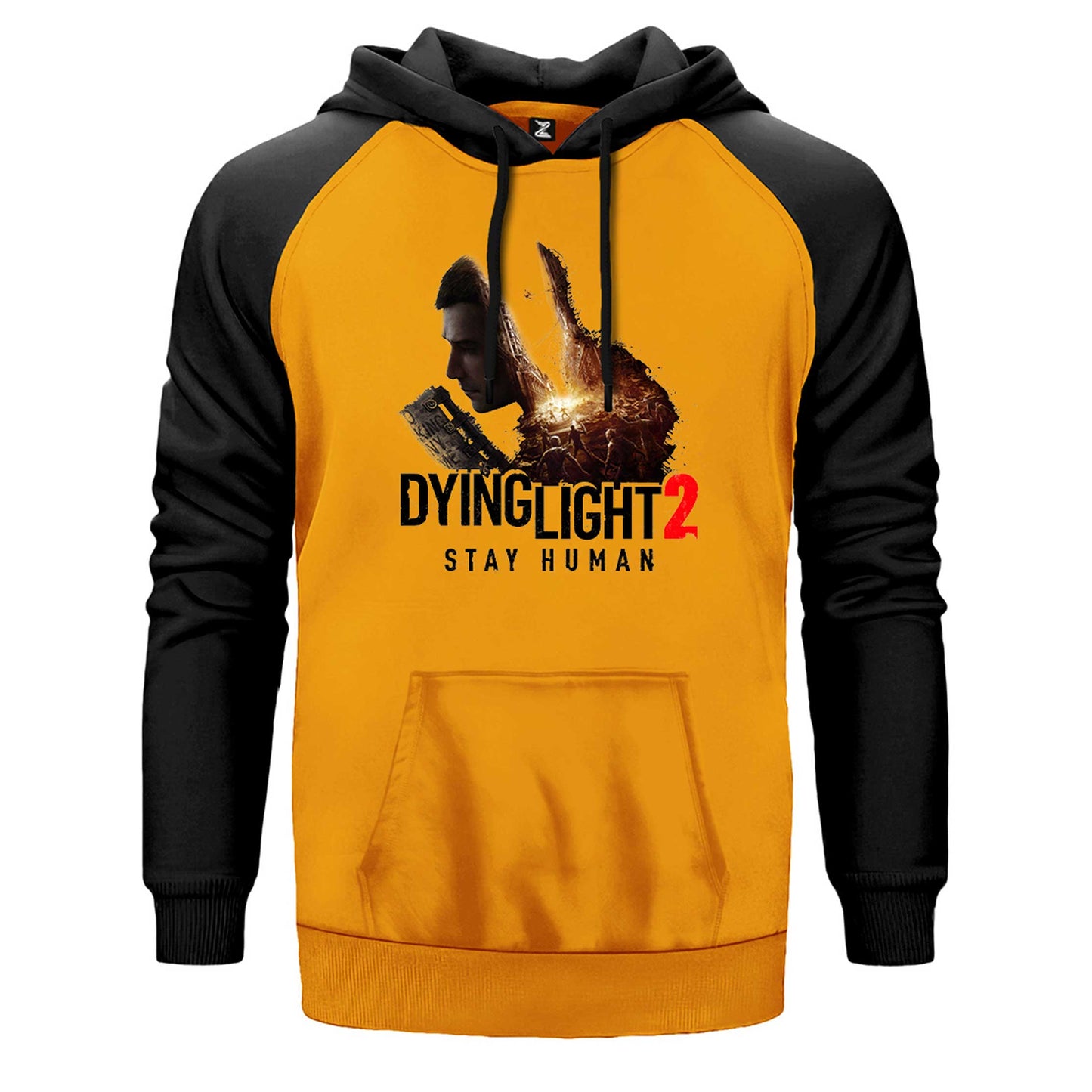 Dying Light Stay Human Çift Renk Reglan Kol Sweatshirt