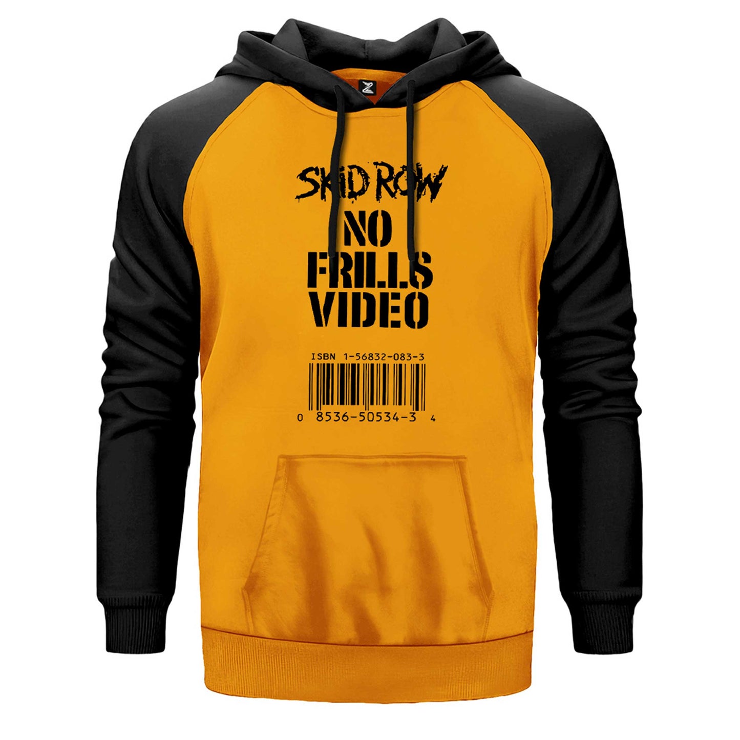 Skid Row No Frills Video Çift Renk Reglan Kol Sweatshirt