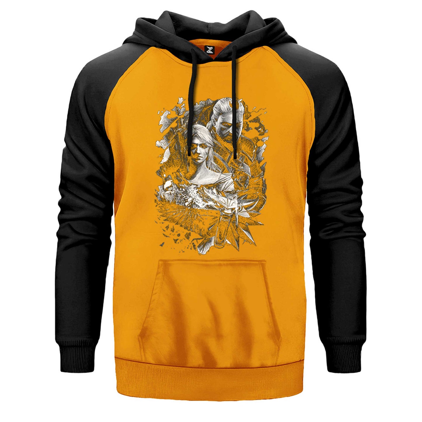 The Witcher Ciri Çift Renk Reglan Kol Sweatshirt