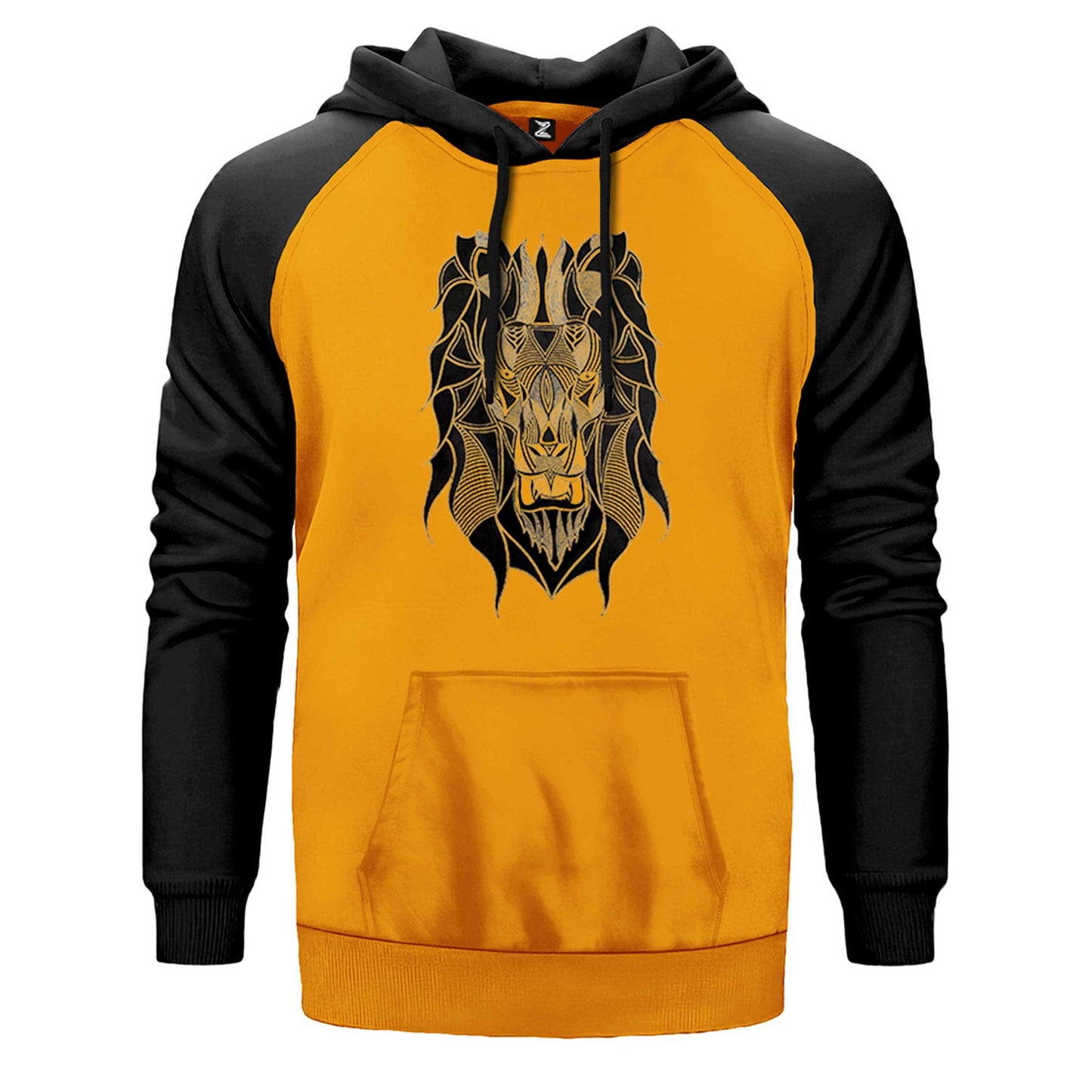 Lion Mozaik Çift Renk Reglan Kol Sweatshirt