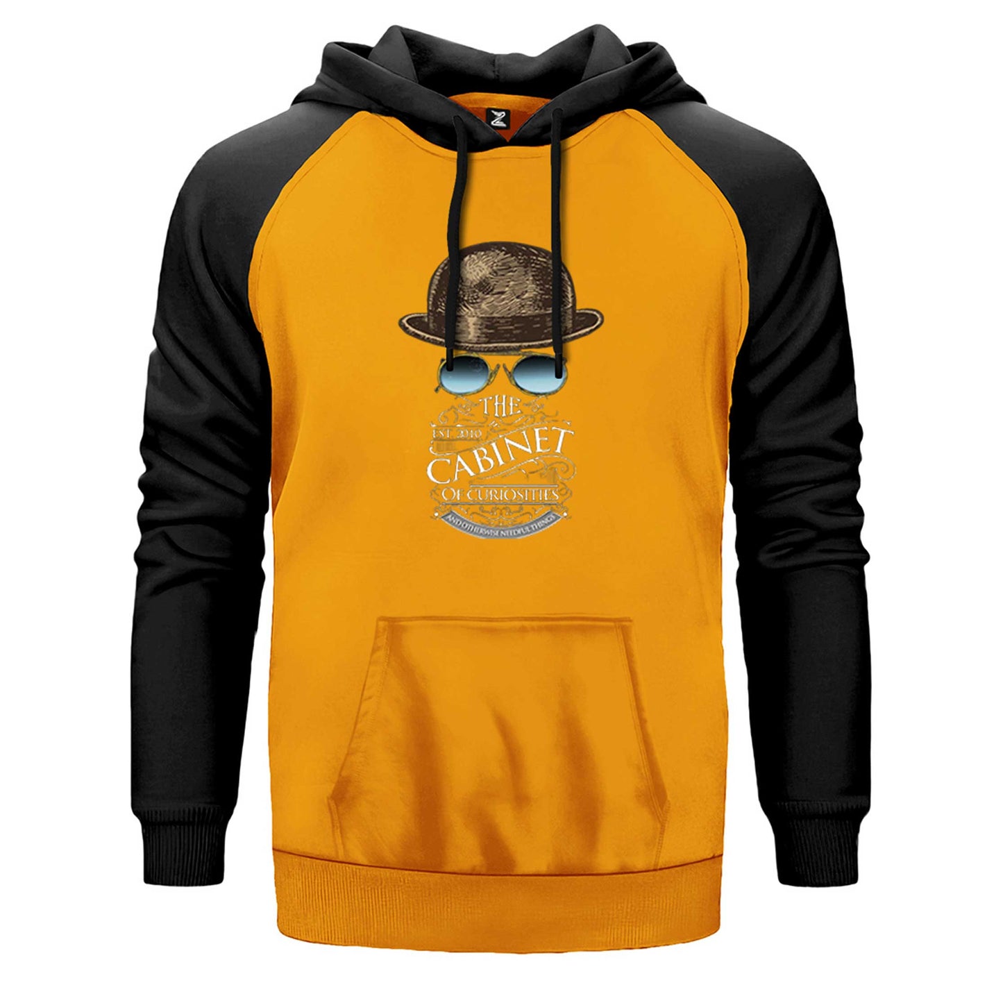 Cabinet Of Curiosities Logo Çift Renk Reglan Kol Sweatshirt
