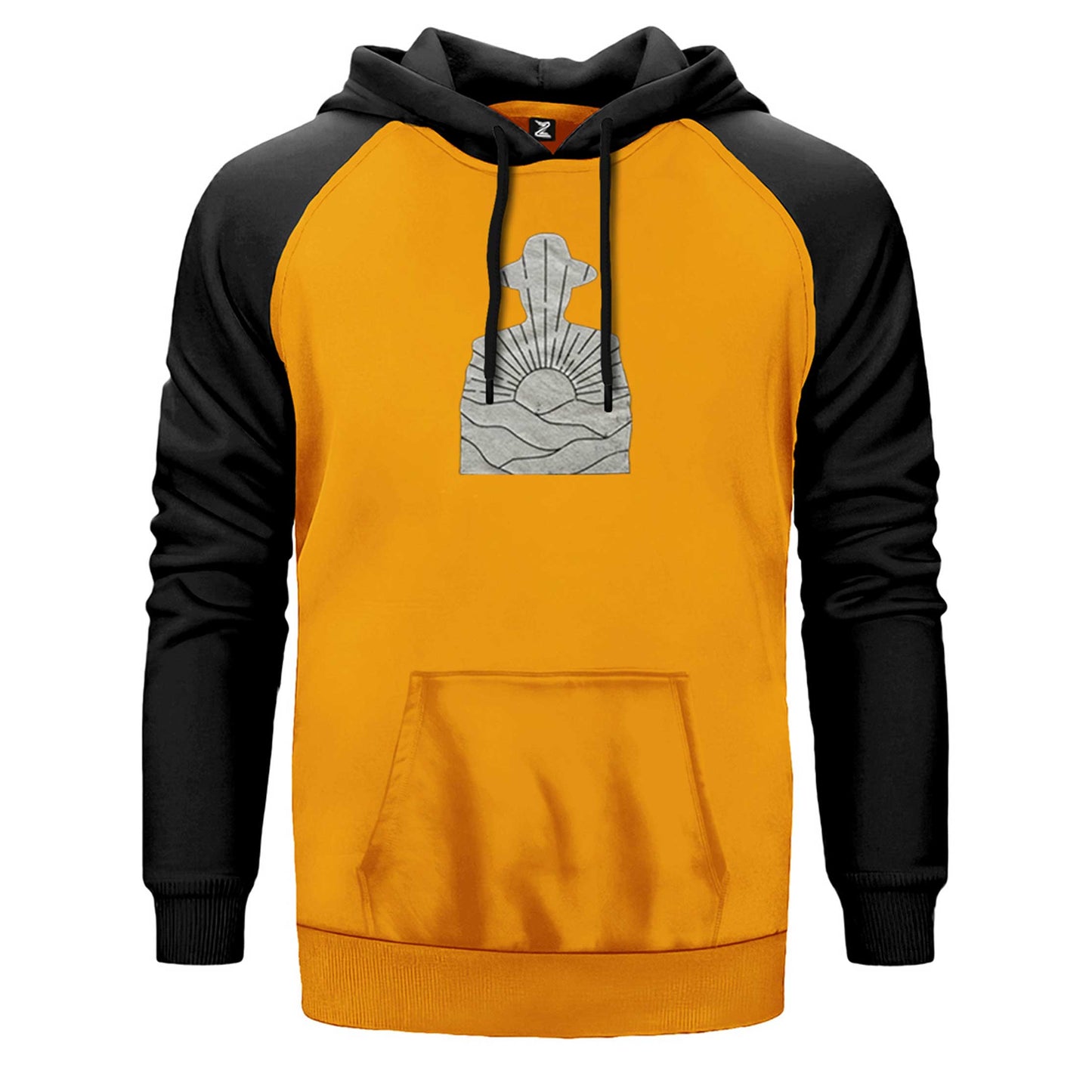 Cabinet Of Curiosities Silhouette Çift Renk Reglan Kol Sweatshirt